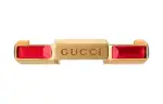GUCCI Link To Love Series Diamond Rings Unisex Gold