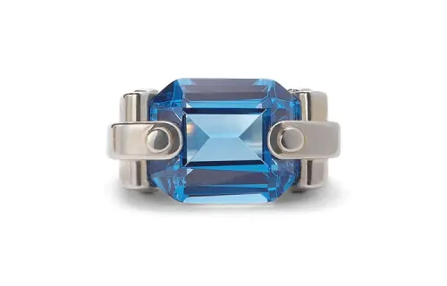 Bottega Veneta Rings Men's Blue