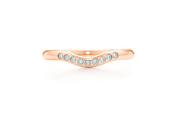 Кольцо Tiffany & Co. Elsa Peretti (розовое золото)