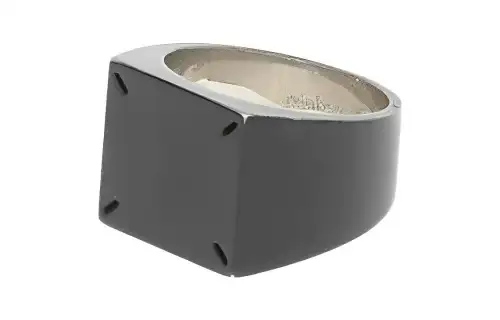 Maison Margiela Rings Men's Black