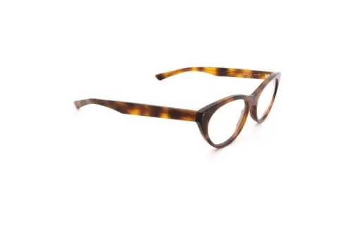 Balenciaga Acetate Irregular Shape Eyeglass Frames Women's Tortoiseshell