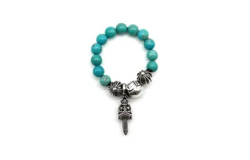 Chrome Hearts Artificial Gemstone Rings Unisex