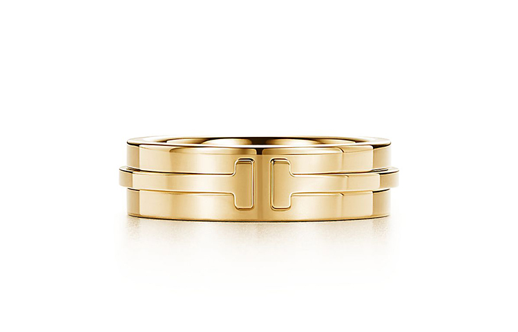 Кольцо TIFFANY & Co. T-серия (золотое)