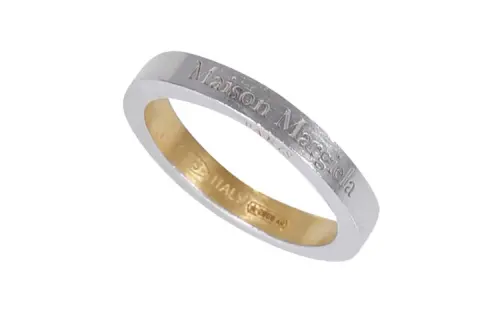 Maison Margiela Rings Unisex Silver