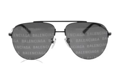 Balenciaga Aviator Sunglasses Men's Black