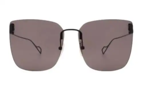 Balenciaga Irregular Shape Sunglasses Women's Black