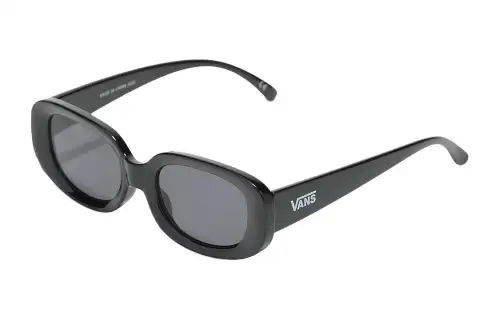 Vans Polycarbonate Round Sunglasses Unisex Black