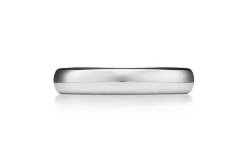 TIFFANY & CO. Platinum Rings Men's Silver