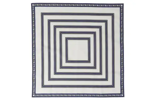 MIU MIU Geometric Pattern Scarves Women's White