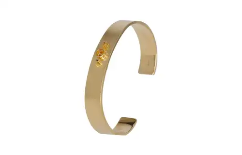 Maison Margiela twisted number-engraved bracelet