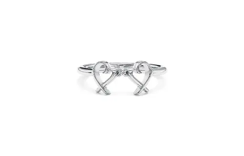 TIFFANY & CO. Diamond, Sterling Silver Rings Women's Silver