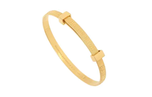 Balenciaga Force Striped bracelet