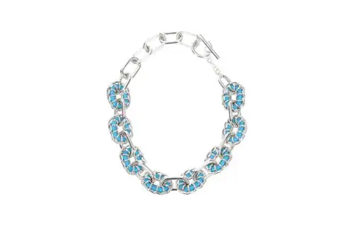 Bottega Veneta Bangles Women's Silver/Blue