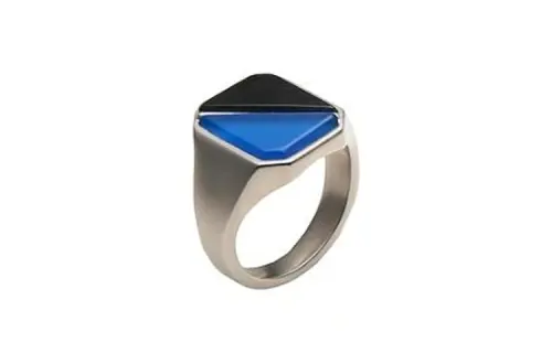 Maison Margiela Brass Rings Men's Silver