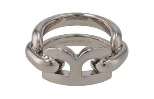 Balenciaga Brass Rings Men's Silver