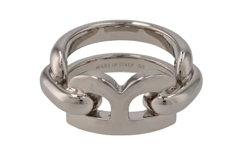 Balenciaga Brass Rings Men's Silver