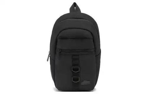 Li Ning Sports Life Collection Polyester Sports Bag, Shoulder Bag, Backpack, Sling Bag Regular Unisex Black