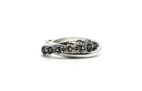 Chrome Hearts 925 Sterling Silver Rings Unisex Silver