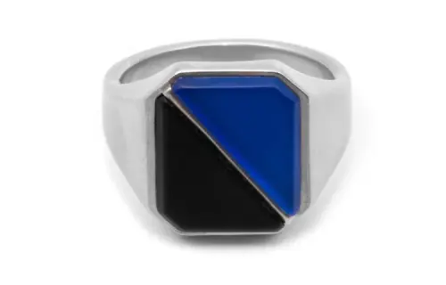 Maison Margiela Brass, Resin Rings Men's Multicolor