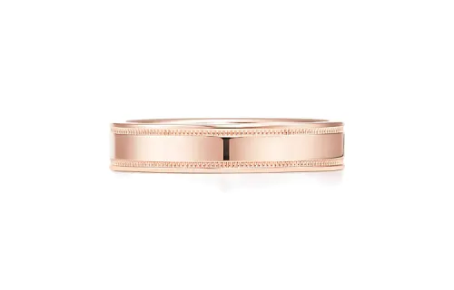 TIFFANY & CO. Rings Unisex Rose Gold
