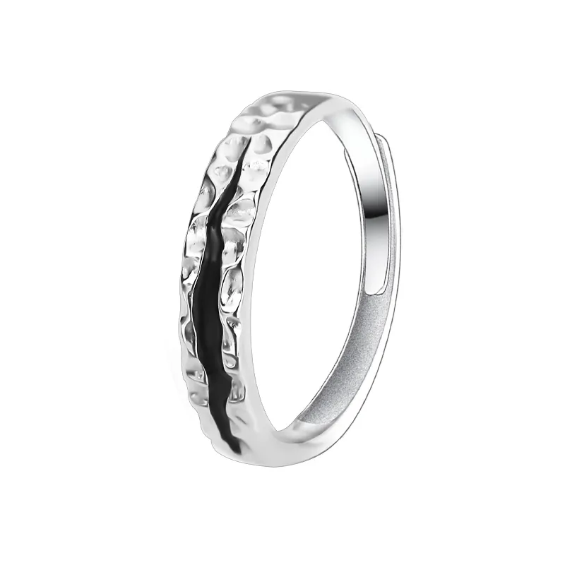 Kelanxi S925 Silver Rings Men's