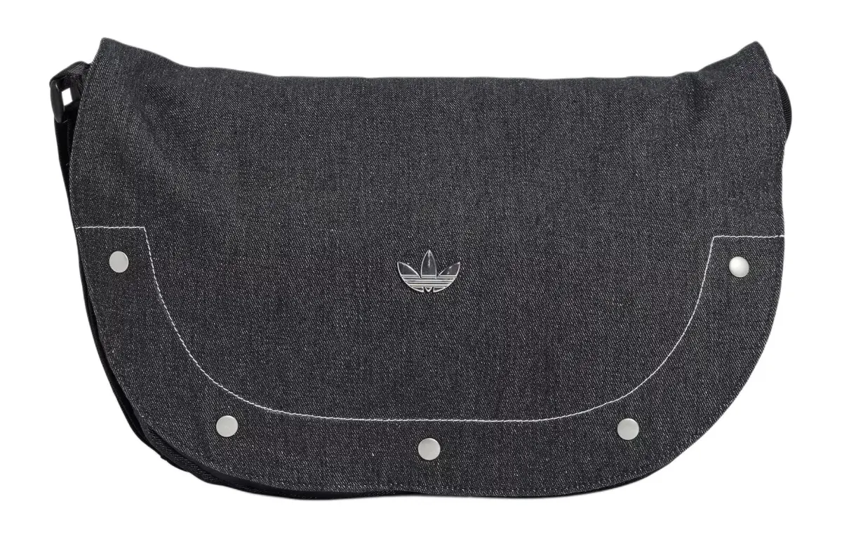 Adidas Originals Trefoil Cotton Crossbody Bag, Shoulder Bag Women's Black