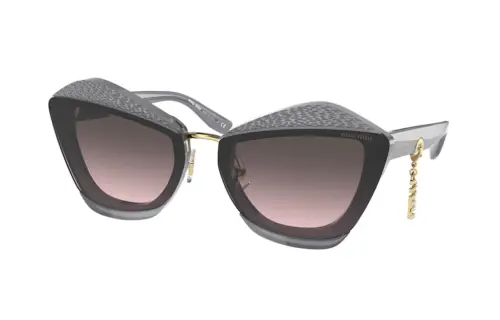 MIU MIU Polyester Cat Eye Sunglasses Women's Gray