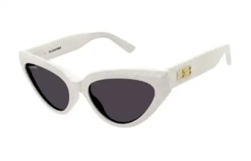 Balenciaga Cat Eye Sunglasses Women's White
