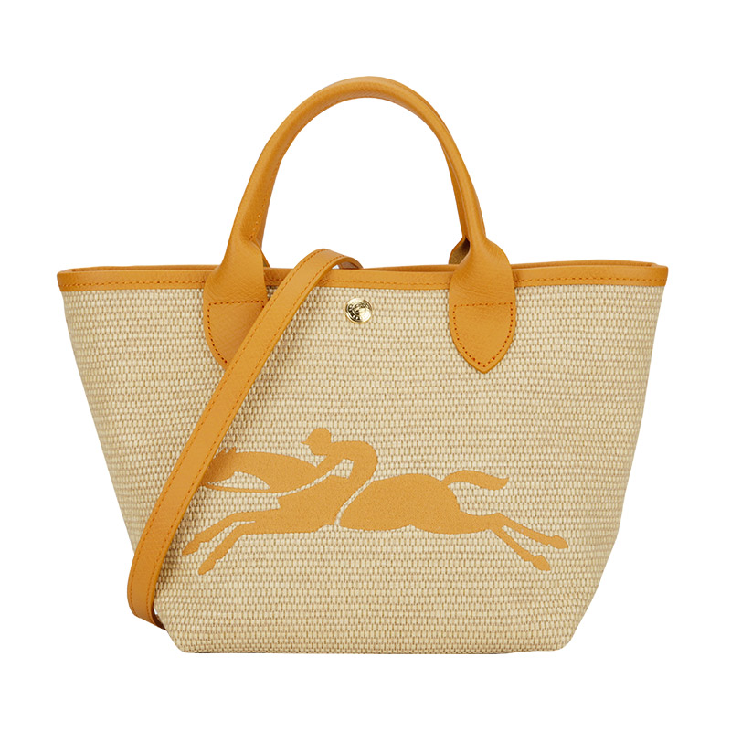 Женская сумка LONGCHAMP Le Panier Pliage (абрикосовая)