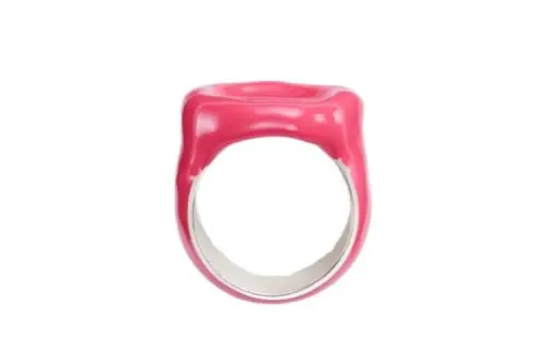 Bottega Veneta 925 Sterling Silver Rings Men's Pink