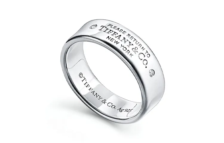 TIFFANY & CO. Sterling Silver Rings Unisex Silver