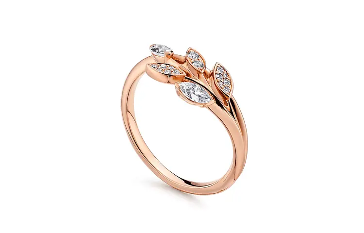 TIFFANY & CO. Rings Unisex Rose Gold