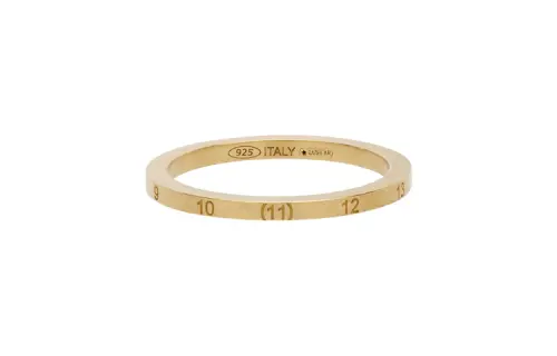 Maison Margiela 925 Sterling Silver Rings Men's Gold