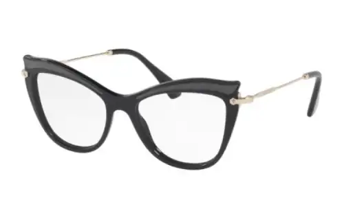 MIU MIU Cat Eye Eyeglass Frames Women's Black