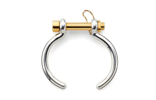 Bottega Veneta Bangles Men's Silver/Gold