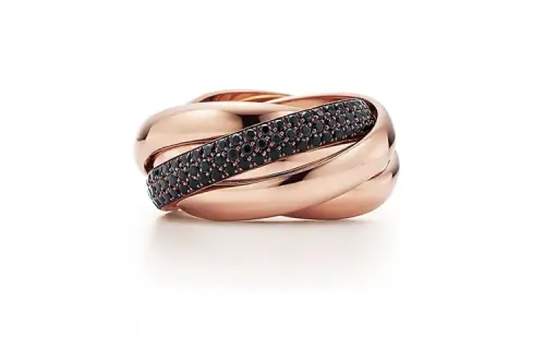 TIFFANY & CO. Rings Unisex Rose Gold