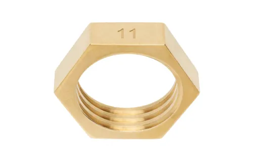 Maison Margiela Brass Rings Women's Gold