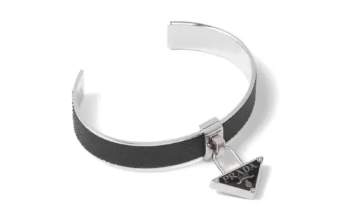 【Replicated_PMPrevious Season】triangle-logo-charm cuff bracelet