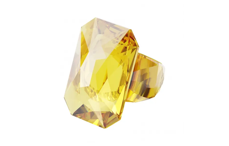 Женское кольцо Swarovski Lucent (желтое)