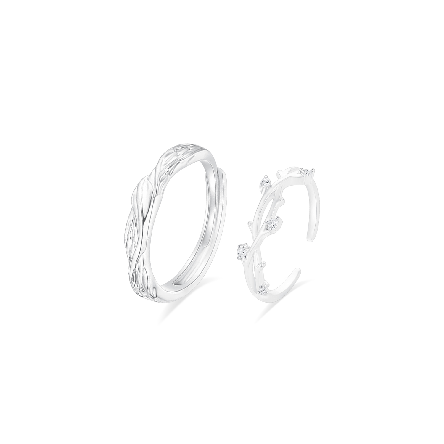 Cuz Strange Intention Alloy Rings Unisex