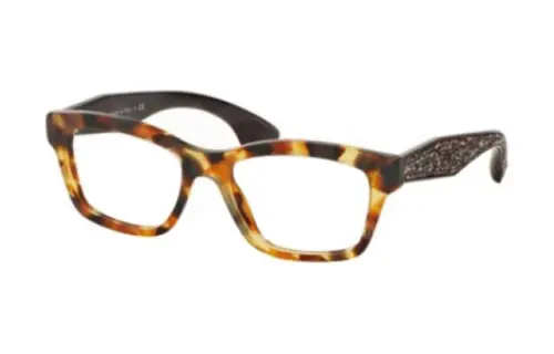 MIU MIU Plastic Square Eyeglass Frames Women's Tortoiseshell