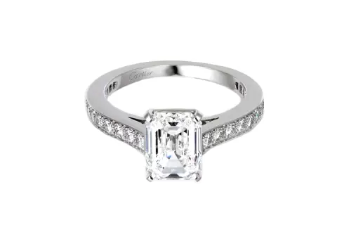 CARTIER DESTINÉE 18K Gold Diamond Rings Unisex