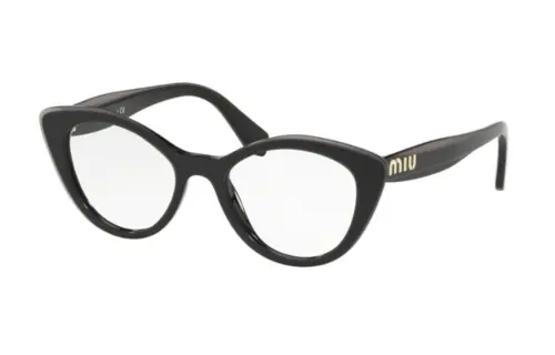 MIU MIU Acetate Cat Eye Eyeglass Frames Women's Black