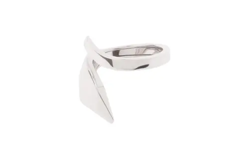 PRADA 18K White Gold Rings Unisex Silver