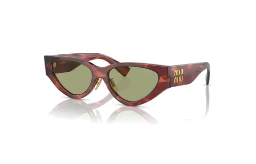 MIU MIU Acetate Cat Eye Sunglasses Women's Brown