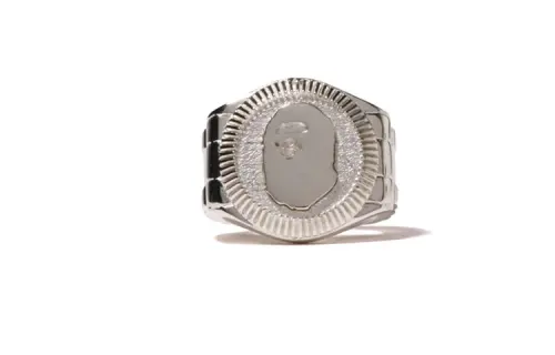 A BATHING APE Rings Unisex Silver