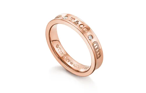 TIFFANY & CO. Rings Unisex Rose Gold