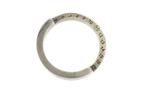 Maison Margiela Sterling Silver Rings Men's Silver