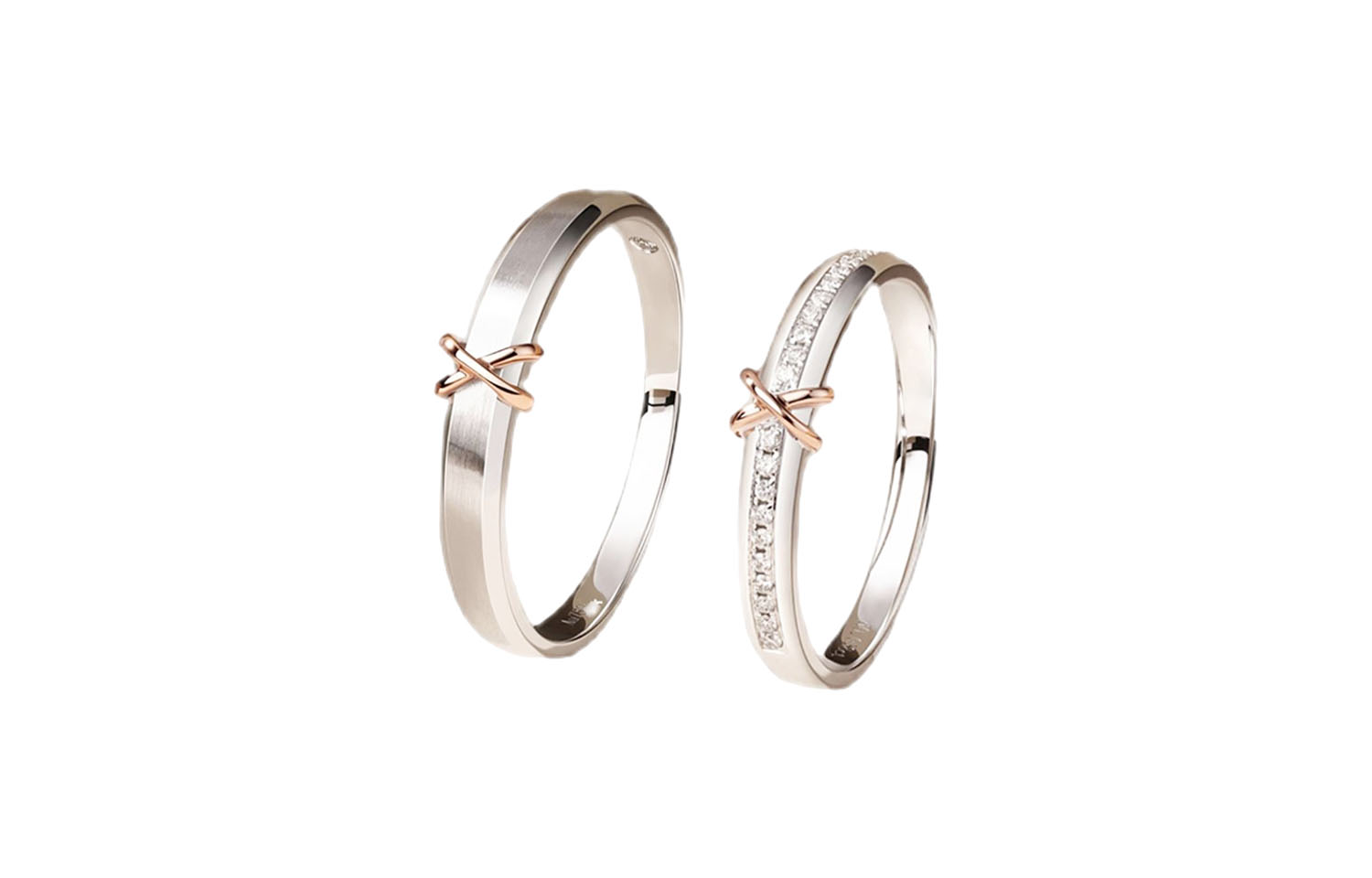 JOLLY SEASONS Happy Season Eternal Heart Romantic Pursuit of Love Confession Niche Contrast Color Design Light Luxury Sparkling Diamond High-Quality Brushed Frosted Opening Adjustable #Good Luck Alloy Ring Same Style for Men and Women Couples
