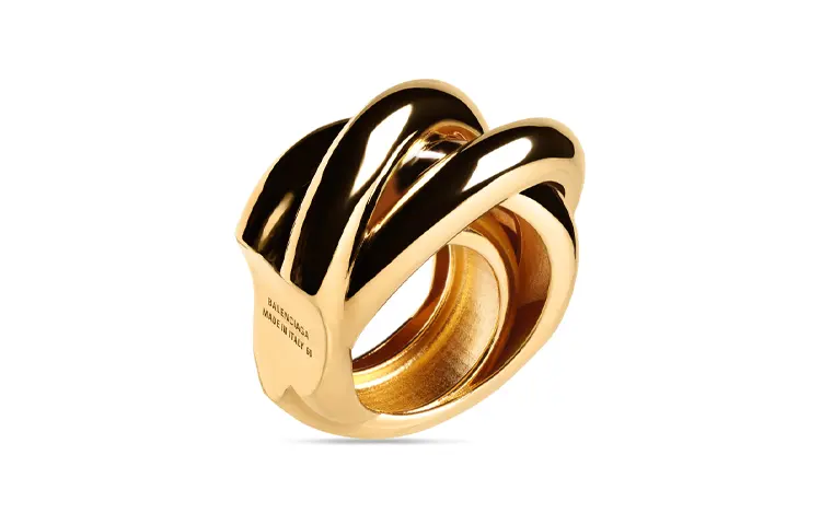Balenciaga Twist Detailed Ring
